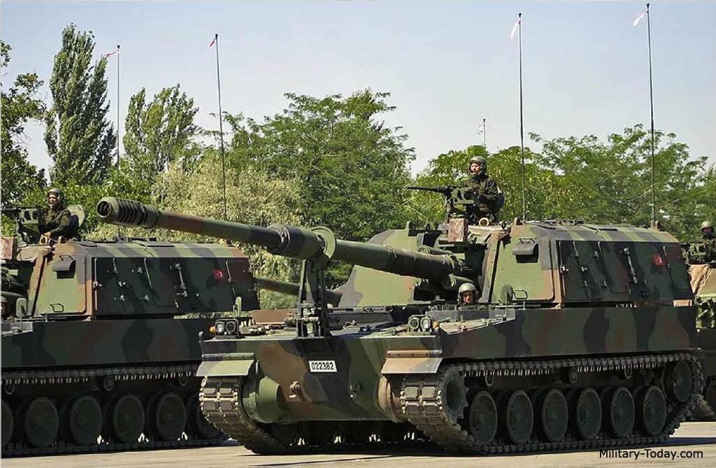 САУ T-155 Fırtına. Фото Military-today.com
