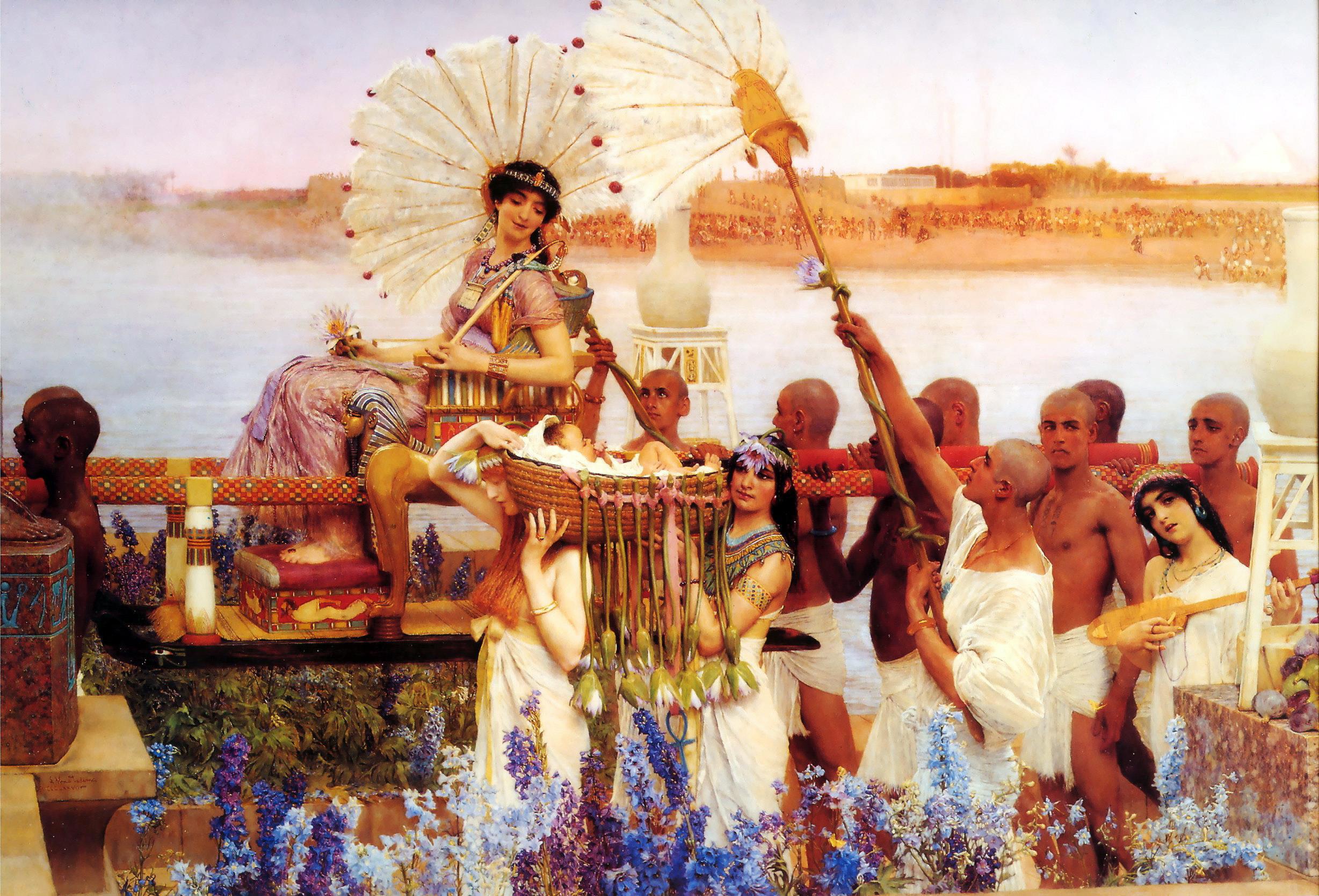 Lawrence Alma-Tadema-The Finding of Moses /1904/